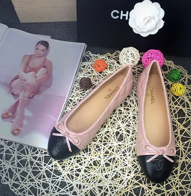 CHANEL Shallow mouth flat shoes Women--122